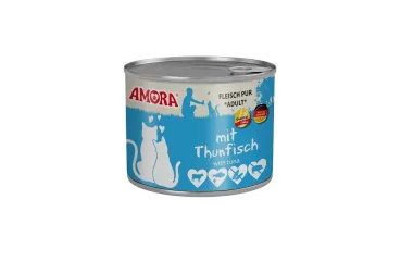 AMORA Cat Fleisch Pur Thunfisch 6 x 200g